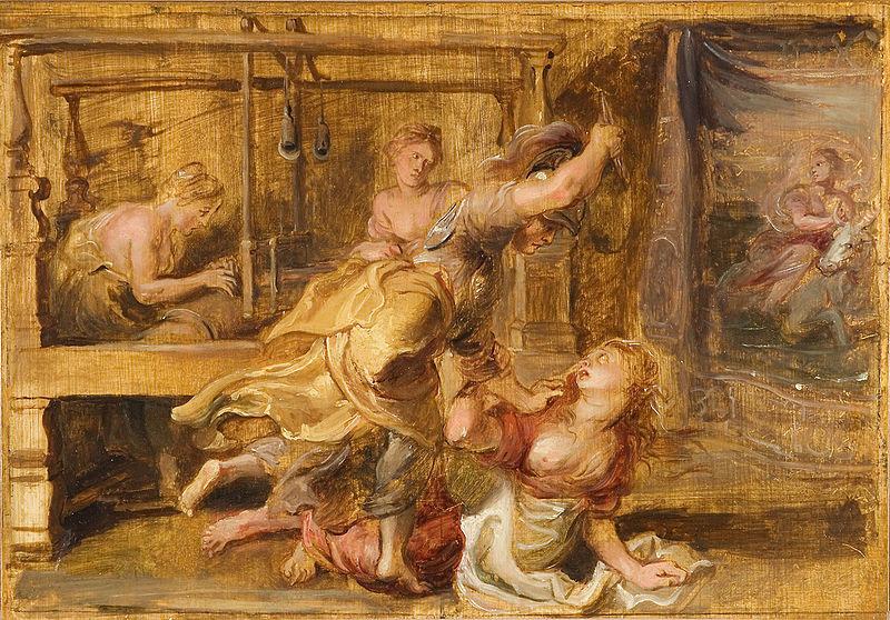 Peter Paul Rubens Pallas and Arachne oil painting image